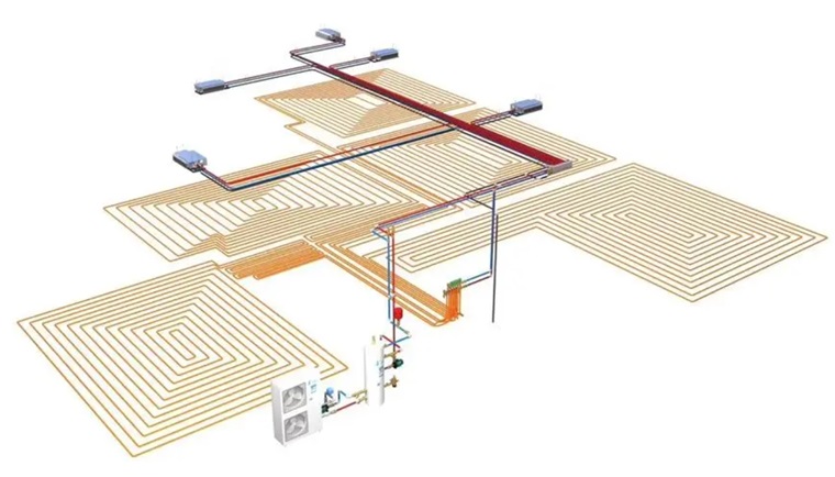 农村如何安装空气能地暖